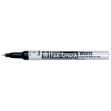 Sakura paint Marker Pen-Touch punt van 0,7 mm, wit