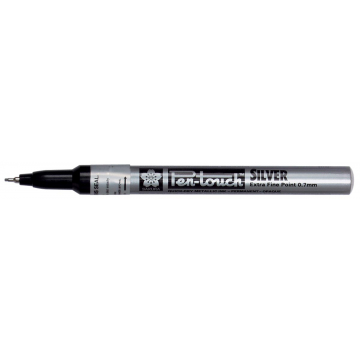 Sakura paint Marker Pen-Touch punt van 0,7 mm, zilver