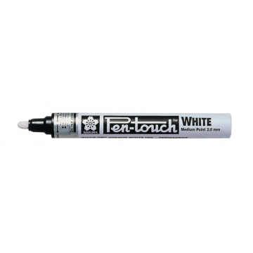 Sakura paint Marker Pen-Touch punt van 2 mm, wit