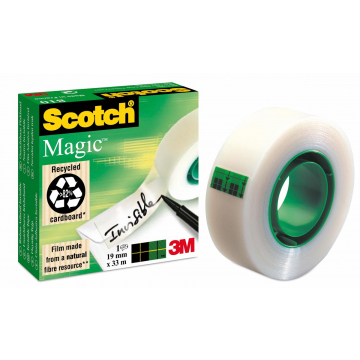 Scotch plakband Magic Tape ft 19 mm x 33 m