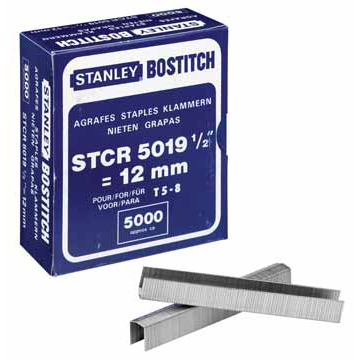 Bostitch Nietjes voor T10, 6 mm, doos van 1.000 nietjes