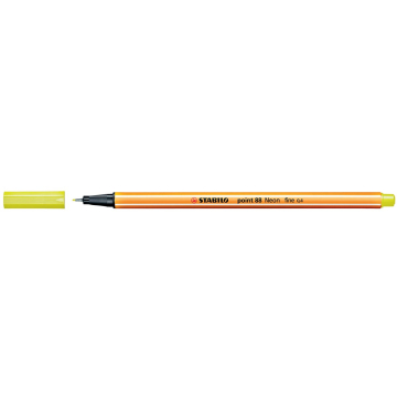 Stabilo fineliner Point 88 fluogeel