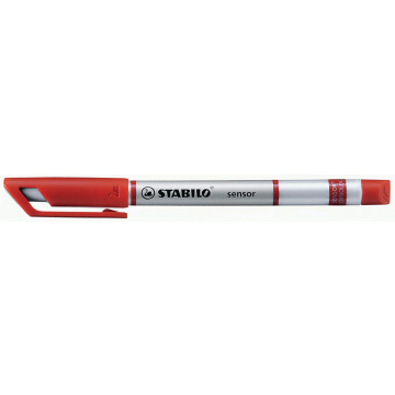 Stabilo fineliner Sensor (serie 187 - 189) rood