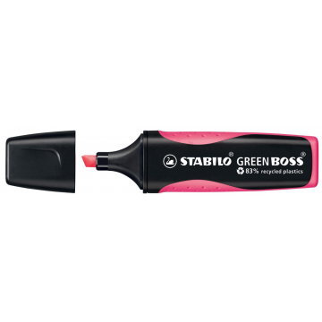 Stabilo Markeerstift Green Boss roze