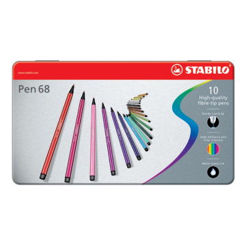 Stabilo Viltstift Pen 68 10 stiften