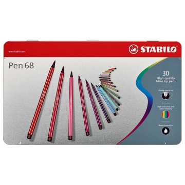 Stabilo Viltstift Pen 68 30 stiften