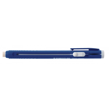 Staedtler gum Mars Plastic gumhouder, blauw lichaam