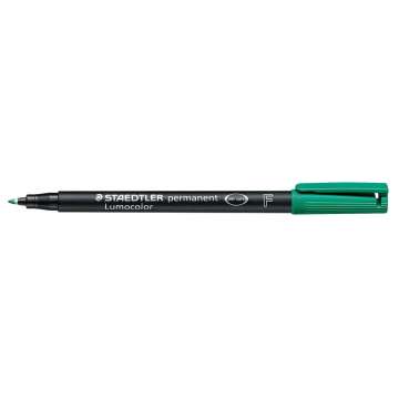 Staedtler OHP-marker Lumocolor Permanent groen, fijn 0,6 mm