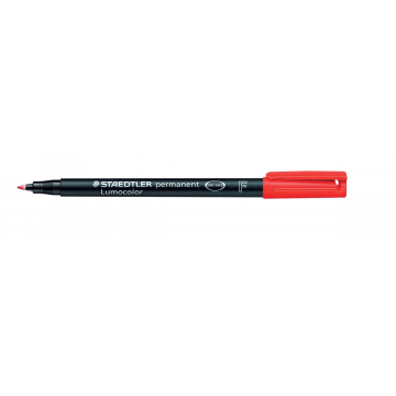 Staedtler OHP-marker Lumocolor Permanent rood, fijn 0,6 mm