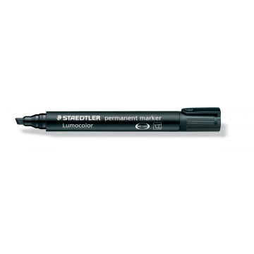 Staedtler permanente marker zwart, schrijfbreedte 2 - 5 mm, schuine punt