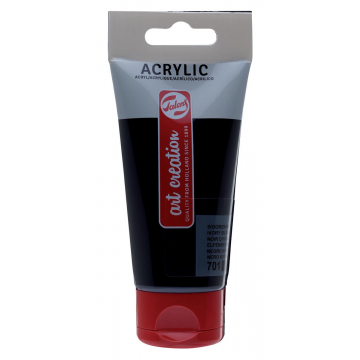 Talens Art Creation acrylverf tube van 75 ml, ivoorzwart