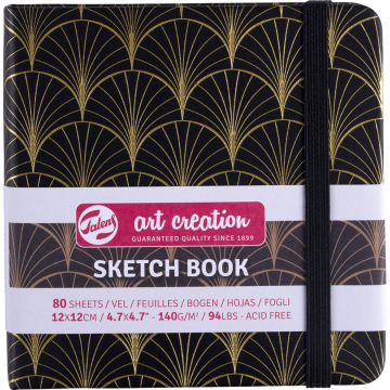 Talens Art Creation schetsboek, Art Deco, 12 x 12 cm