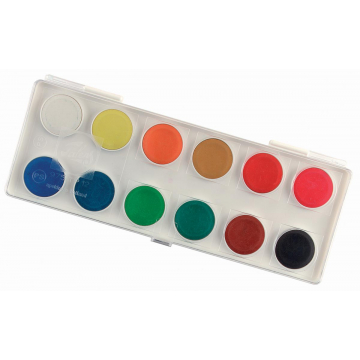 Talens dekkende aquarelverf, set met 12 napjes