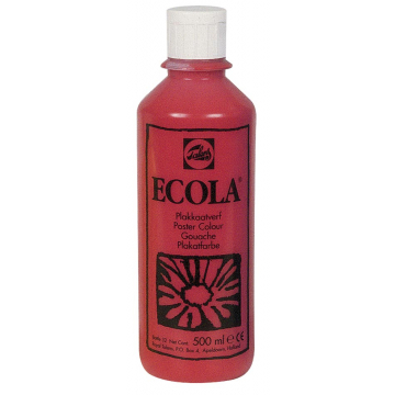 Talens Ecola plakkaatverf flacon van 500 ml, karmijn