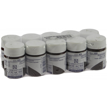 Talens plakkaatvef Extra Fijn flacon van 16 ml, omber gebrand
