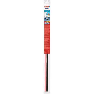 Tesa Moll Standard dorpelstrip voor effen vloer, 1 m x 37 mm, transparant