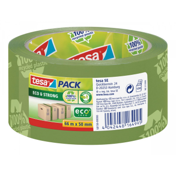 Tesa verpakkingsplakband Eco,ft 50 mm x 66 mm, PVC, groen