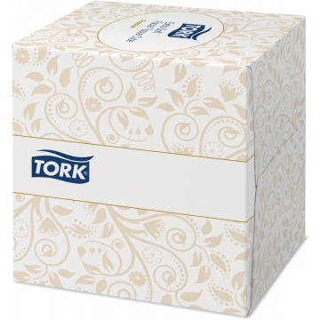 Tork tissues voor gezicht, extra zacht, 2-laags, 100 tissues per doosje