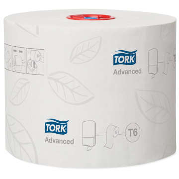 Tork toiletpapier Mid-Size, 2-laags, 100 meter, systeem T6, pak van 27 rollen