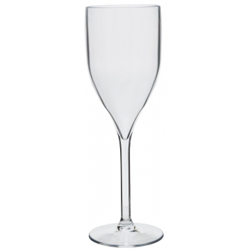 Tritan champagneglas Venus, uit kunststof, set van 6 stuks