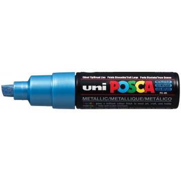 uni-ball Paint Marker op waterbasis Posca PC-8K blauw metaal