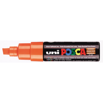 uni-ball Paint Marker op waterbasis Posca PC-8K lichtoranje