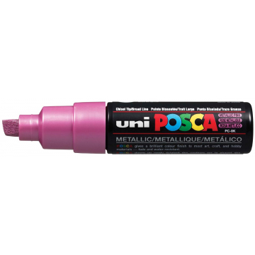 uni-ball Paint Marker op waterbasis Posca PC-8K roze metaal