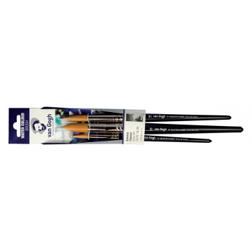 Van Gogh aquarelverf penselenset 191 groot, set met 3 penselen