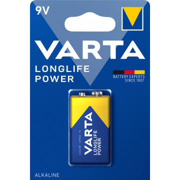 Varta batterij Longlife Power 9V, blister van 1 stuk