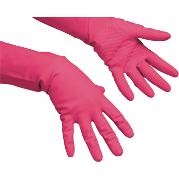 Vileda handschoenen Multi Purpose, latex, small, rood