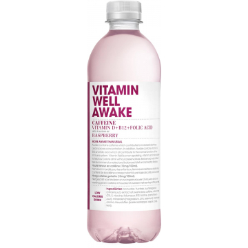Vitamin Well vitaminewater Awake, 500 ml, pak van 12