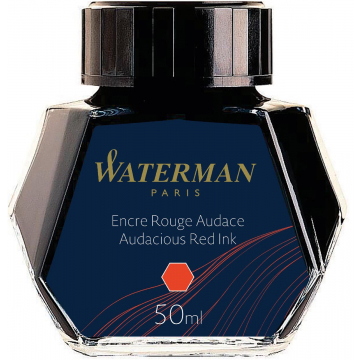 Waterman vulpeninkt 50 ml, rood (Audacious)