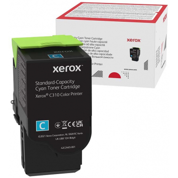 Xerox toner C310/C315, 2.000 pagina's, OEM 006R04357, cyaan