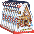 Kinder chocolade en koeken adventskalender, doos van 198 gram