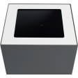V-Part top voor modulaire afvalbak 85 l en 90 l, wit