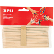 Apli jumbo houten sticks, blister met 40 stuks