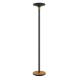 Vloerlamp Unilux Baly LED bamboe zwart
