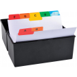 Exacompta tabbladen voor systeemkaartenbakken, 25 tabs, ft A7