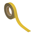 Magneetband MAUL beschrijf- wisbaar 10mx30mm x1mm geel