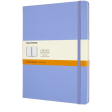 Notitieboek Moleskine XL 190x250mm lijn hard cover hydrangea blue
