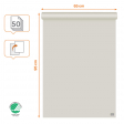 Nobo flipchartpapier standaard, ft 65 x 95 cm, blanco/geruit, rol van 50 vel