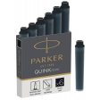 Parker Quink Mini inktpatronen zwart, doos met 6 stuks