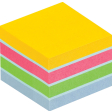 Post-it Notes mini kubus, 400 vel, ft 51 x 51 mm, geassorteerde kleuren, op blister