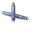 Parker IM Rituals vulpen, blauw CT, medium, giftbox