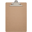 MAUL klemplaat Classic, hardboard karton, A4 staand, bruin