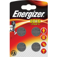 Energizer knoopcellen lithium CR2016, blister van 4 stuks