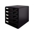 Ladenblok Leitz 5293 5 laden zwart
