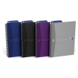 Oxford Office Essentials spiraalschrift, 180 bladzijden, ft 17,6 × 25 cm (B5), 90 vel, geruit 5 mm, geass