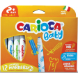 Carioca viltstifen Baby, kartonnen etui met 12 stuks