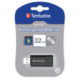 Verbatim PinStripe USB 2.0 stick, 32 GB, zwart